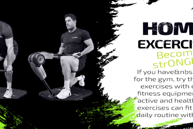 NO TIME FOR THE GYM? TRY THESE HOME EXERCISES WITH COMPACT FITNESS EQUIPMENT